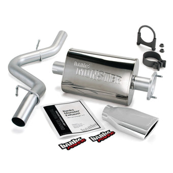 compare product Banks Power 04-06 Jeep 4.0L Wrangler Unlimited Monster Exhaust Sys - SS Single Exhaust w/ Chrome Tip