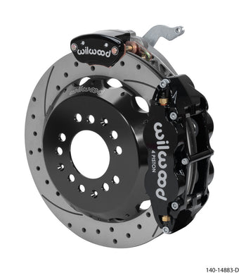 compare product Wilwood Narrow Superlite 4R-MC4 Black Rear Kit 12.88in Drilled Rotor 88-96 Chevy Corvette C4