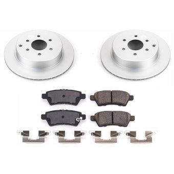 compare product Power Stop 05-12 Nissan Pathfinder Rear Z17 Evolution Geomet Coated Brake Kit