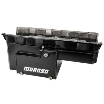 compare product Moroso GM BBC Gen 5/6/Marine 10in Deep Sump Steel Oil Pan