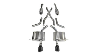 compare product Corsa 2011-2024 Dodge Durango 5.7L V8 Black Sport Dual Rear Cat-Back Exhaust