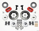 Wilwood Dynapro Dust - Boot Front Kit 11.00in Drilled - Red 74 - 80 Pinto/Mustang II Disc Spindle only - My Store