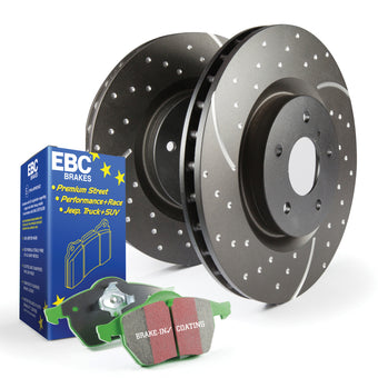 compare product EBC S3 Kits Greenstuff Pads and GD Rotors