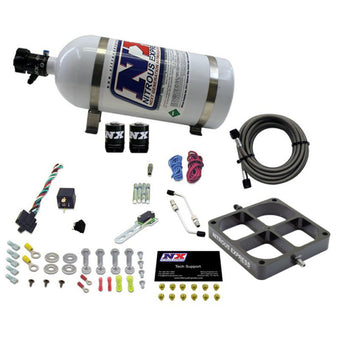 compare product Nitrous Express Single Entry Crossbar 8500 Based Throttle Body Nitrous Kit w/10lb Bottle