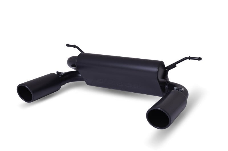 Gibson 18 - 22 Jeep Wrangler JL Rubicon 3.6L 2.5in Cat - Back Dual Split Exhaust - Black Elite (Ceramic) - My Store