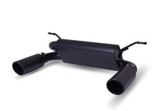 compare product Gibson 18-22 Jeep Wrangler JL Rubicon 3.6L 2.5in Cat-Back Dual Split Exhaust - Black Elite (Ceramic)