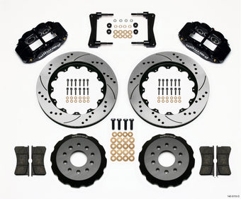 compare product Wilwood Narrow Superlite 6R Front Hat Kit 14.00in Drilled 2005-2014 Mustang