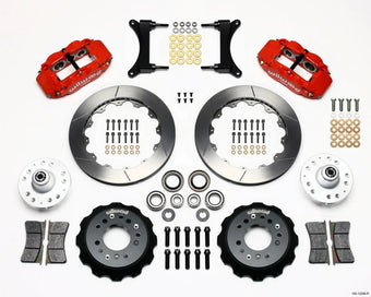 compare product Wilwood Narrow Superlite 6R Front Hub Kit 12.88in Red 79-87 GM G Body