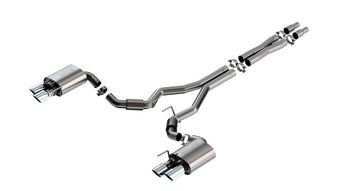 compare product Borla 2024 Ford Mustang GT 5.0L V8 w/ Active Exhaust S-Type Cat-Back Exhaust System