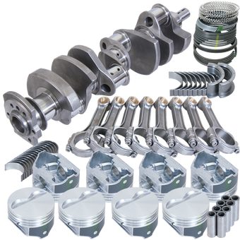compare product Eagle Chevy 350 2 Pc Seal Balanced Rotating Assembly 3.75in Crank 5.700in I-Beam Rod 4.060in Piston