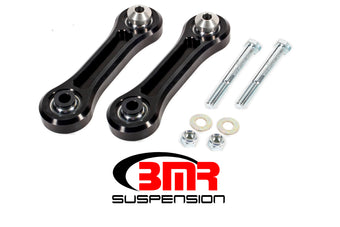 compare product BMR 15-17 S550 Mustang Rear Lower Control Arms Vertical Link w/ Spherical Bearings - Black