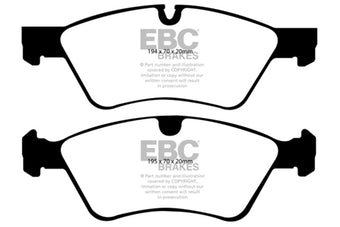 compare product EBC 06 Mercedes-Benz E500 5.0 4-Matic Ultimax2 Front Brake Pads
