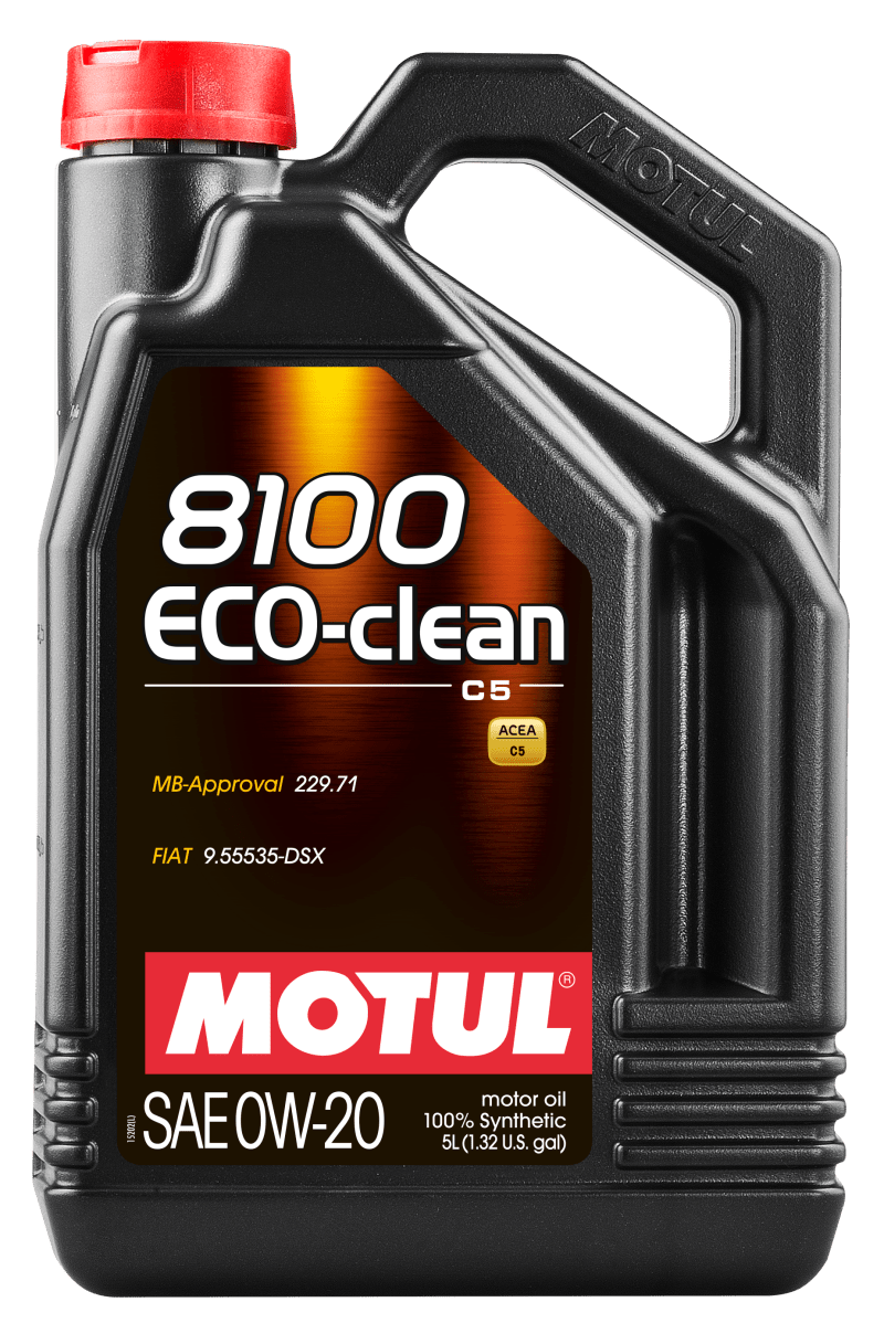 Motul 5L Synthetic Engine Oil 8100 0W20 Eco - Clean - My Store