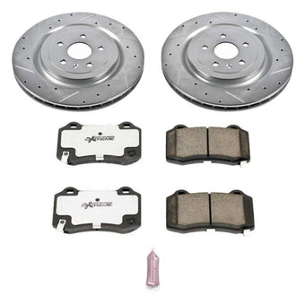 compare product Power Stop 09-15 Cadillac CTS Rear Z26 Street Warrior Brake Kit