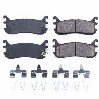 compare product Power Stop 97-03 Ford Escort Rear Z17 Evolution Ceramic Brake Pads w/Hardware