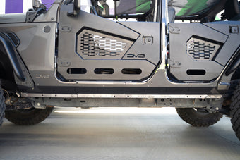 compare product DV8 Offroad 18-23 Jeep Wrangler JL Rock Skins (4 Door Only)