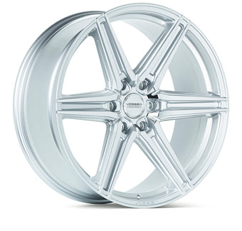 compare product Vossen HF6-2 20x9.5 / 6x135 / ET15 / Deep Face / 87.1 - Silver Polished Wheel