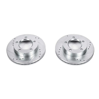 compare product Power Stop 94-96 Ford Bronco Front Evolution Drilled & Slotted Rotors - Pair