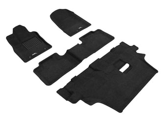 compare product 3D MAXpider 2012-2021 Dodge Durango 7-Seat Elegant 1st 2nd & 3rd Row Floormats - Black