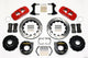 Wilwood AERO4 Rear P - Brake Kit 14.00in Drilled Red Big Ford Old Style 2.36in Offset - My Store