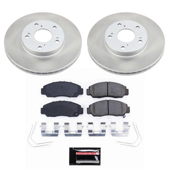 compare product Power Stop 06-11 Honda Civic Front Semi-Coated Rotor Kit