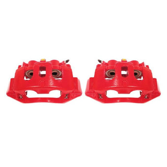 compare product Power Stop 11-19 Chevrolet Silverado 2500 HD Rear Red Calipers w/Brackets - Pair