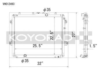 compare product Koyorad 10-20 Toyota 4Runner 4.0L V6 (5th Gen) Aluminum Radiator - Off-Road Use Only