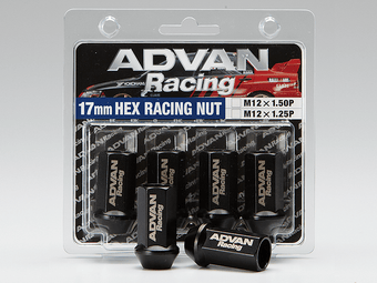 compare product Advan Lug Nut 12X1.5 (Black) - 4 Pack