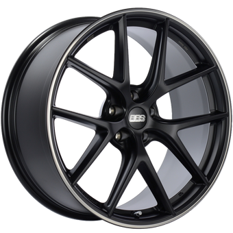 compare product BBS CI-R 20x9 5x120 ET25 Satin Black Polished Rim Protector Wheel -82mm PFS/Clip Required