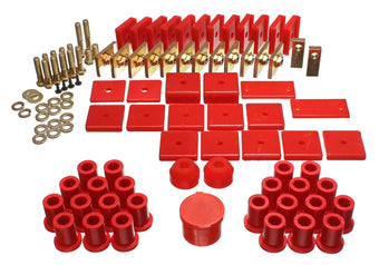 compare product Energy Suspension 64-78 Toyota FJ40 Land Cruiser Red Hyper-Flex Master Bushing Set