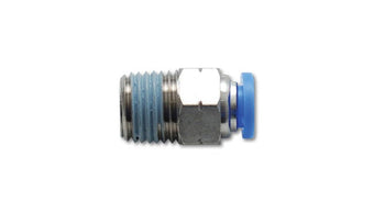 compare product Vibrant Male Straight Pneumatic Vacuum Fitting 1/8in NPT Thread for use with 3/8in 9.5mm OD tubing