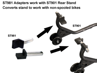 compare product Vortex Racing Rear Stand Conversion for No Spools
