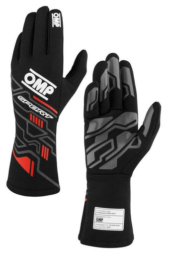 compare product OMP SPORT GLOVES FIA 8856-2018 MY2025 BLACK / WHITE SZ XL