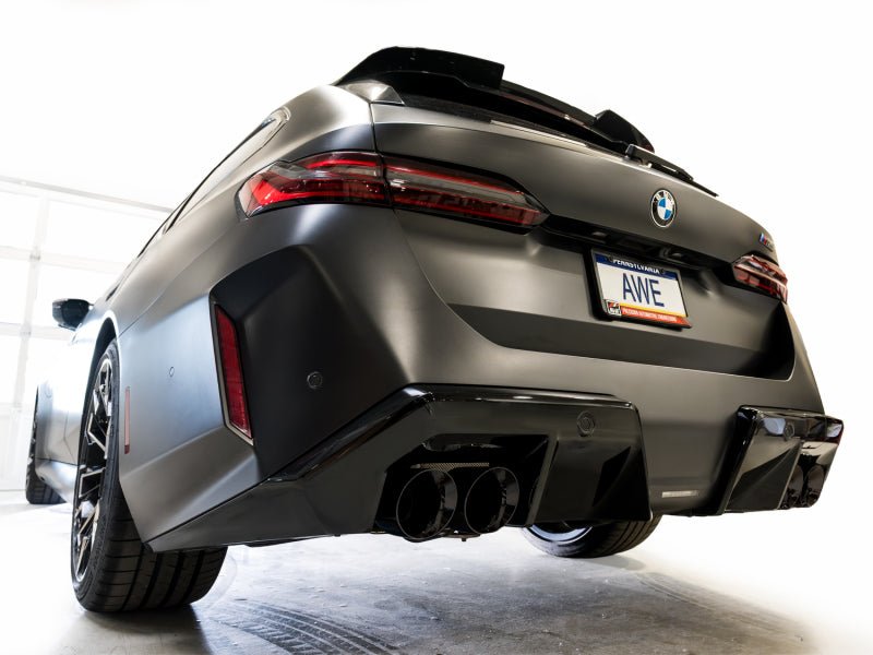 AWE Tuning BMW G90/G99 M5 Touring Edition Cat - Back Exhaust - Diamond Black Tips - My Store