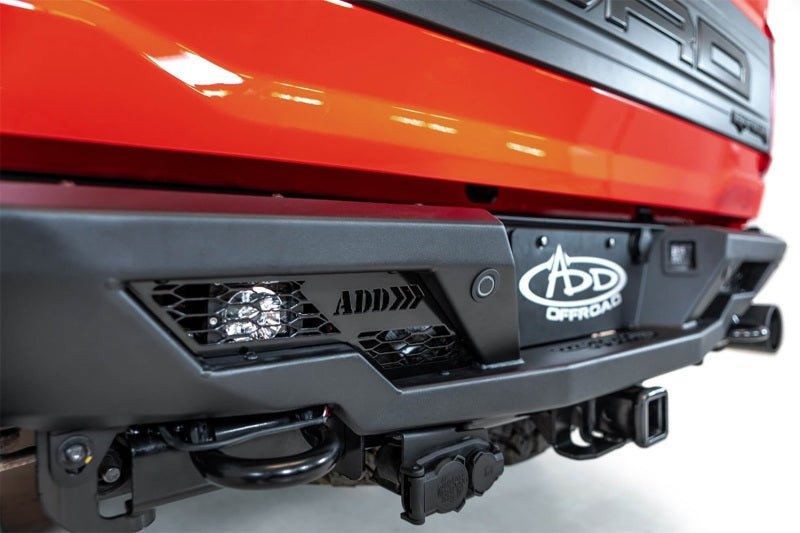 Addictive Desert Designs 2022+ Ford Raptor Stealth Fighter R Bumper w/ 2 Cube Lights - Hammer Black - My Store