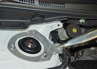 compare product Whiteline 09+ Lancer Ralliart Front adjustable strut tower brace