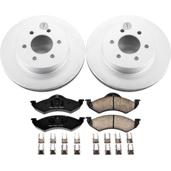 compare product Power Stop 00-02 Dodge Dakota Front Z17 Evolution Geomet Coated Brake Kit