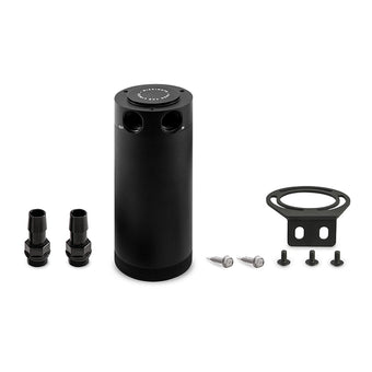 compare product Mishimoto 2-Port Universal XL Baffled Catch Can - Black