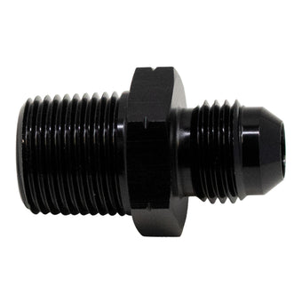 compare product DeatschWerks 6AN Male Flare to 3/8in Male NPT Adapter - Anodized Matte Black