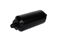 Aeromotive In - Line Filter - (AN - 6 Male) 10 Micron Fabric Element Bright Dip Black Finish - My Store
