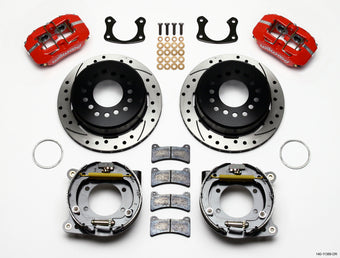compare product Wilwood Dynapro Low-Profile 11.00in P-Brake Kit Drill-Red New Big Ford 2.50in Offset