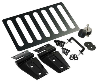 compare product Kentrol 07-18 Jeep Wrangler JK Hood Kit Without Hood Catch - Powdercoat Black