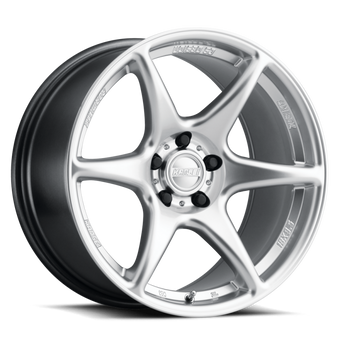 compare product Kansei K11H Tandem 15x7in / 4x100 BP / 25mm Offset - Hyper Silver Wheel