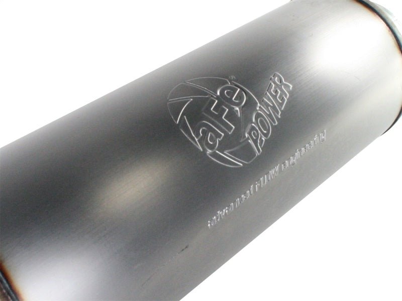 aFe MACHForce XP Exhausts Mufflers SS - 409 EXH Muffler 5 ID In/Out 8 Dia - My Store