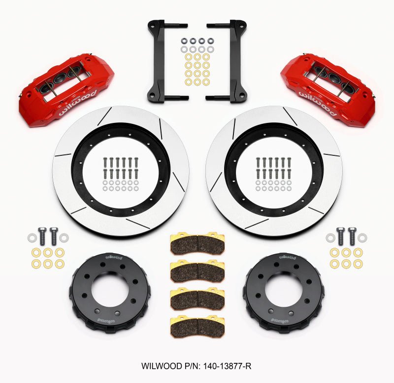 Wilwood TX6R Front Kit 16.00in Red 1999 - 2010 GM H2 Truck/SUV 2500 - My Store