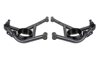 compare product BMR 70-81 Chevrolet Camaro A-Arms Lower Delrin Bushings Std Ball Joint - Black Hammertone