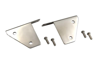 compare product Kentrol 76-95 Jeep CJ/Wrangler YJ Spot Light Bracket Pair - Polished Silver