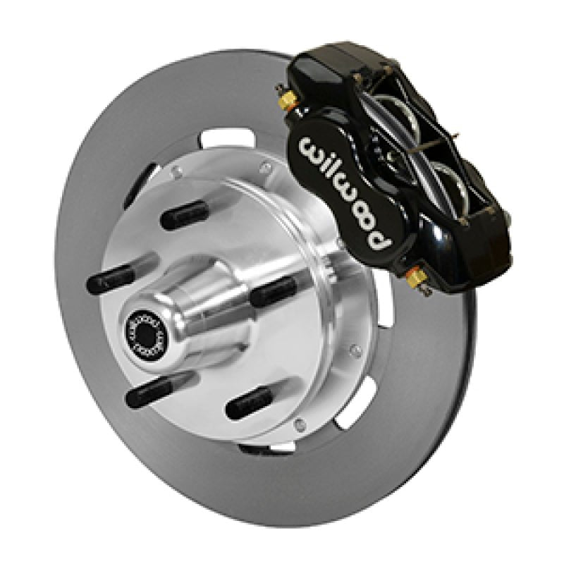 Wilwood Forged Dynalite Front Kit 19.00in Plain Rotor Black WWE ProSpindle (5x5.00in Hub) - My Store