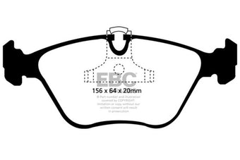 compare product EBC 01-03 BMW 525i 2.5 (E39) Redstuff Front Brake Pads