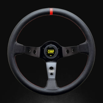 compare product OMP Corsica Racing Steering Wheels 350mm - Black/Red